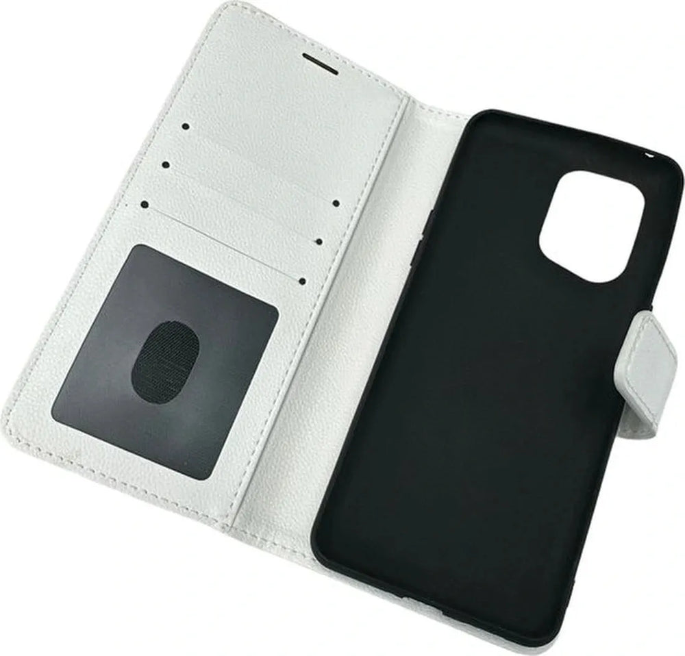 Oppo Find X5 Hoesjes – Portemonnee Book Case – Pasjeshouder – Magneetsluiting – Wit-Ilumina Benelux
