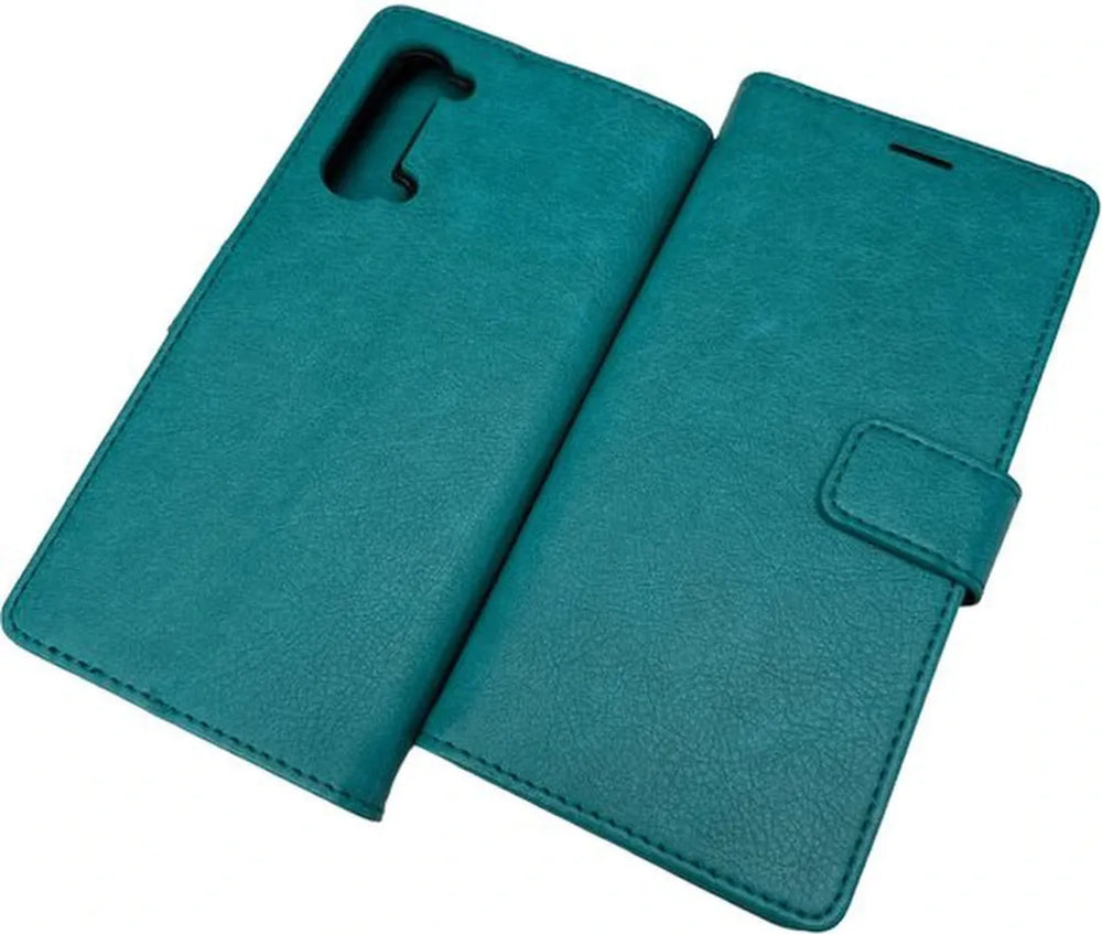 Oppo Find X2 Lite Hoesjes – Portemonnee Book Case – Pasjeshouder – Magneetsluiting – Mint-Ilumina Benelux
