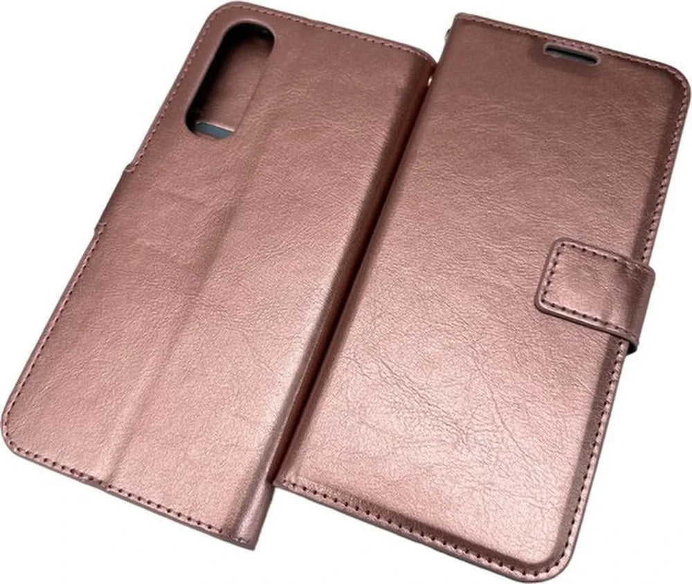 Oppo Find X2 Neo Hoesjes – Portemonnee Book Case – Pasjeshouder – Magneetsluiting – Roségoud-Ilumina Benelux