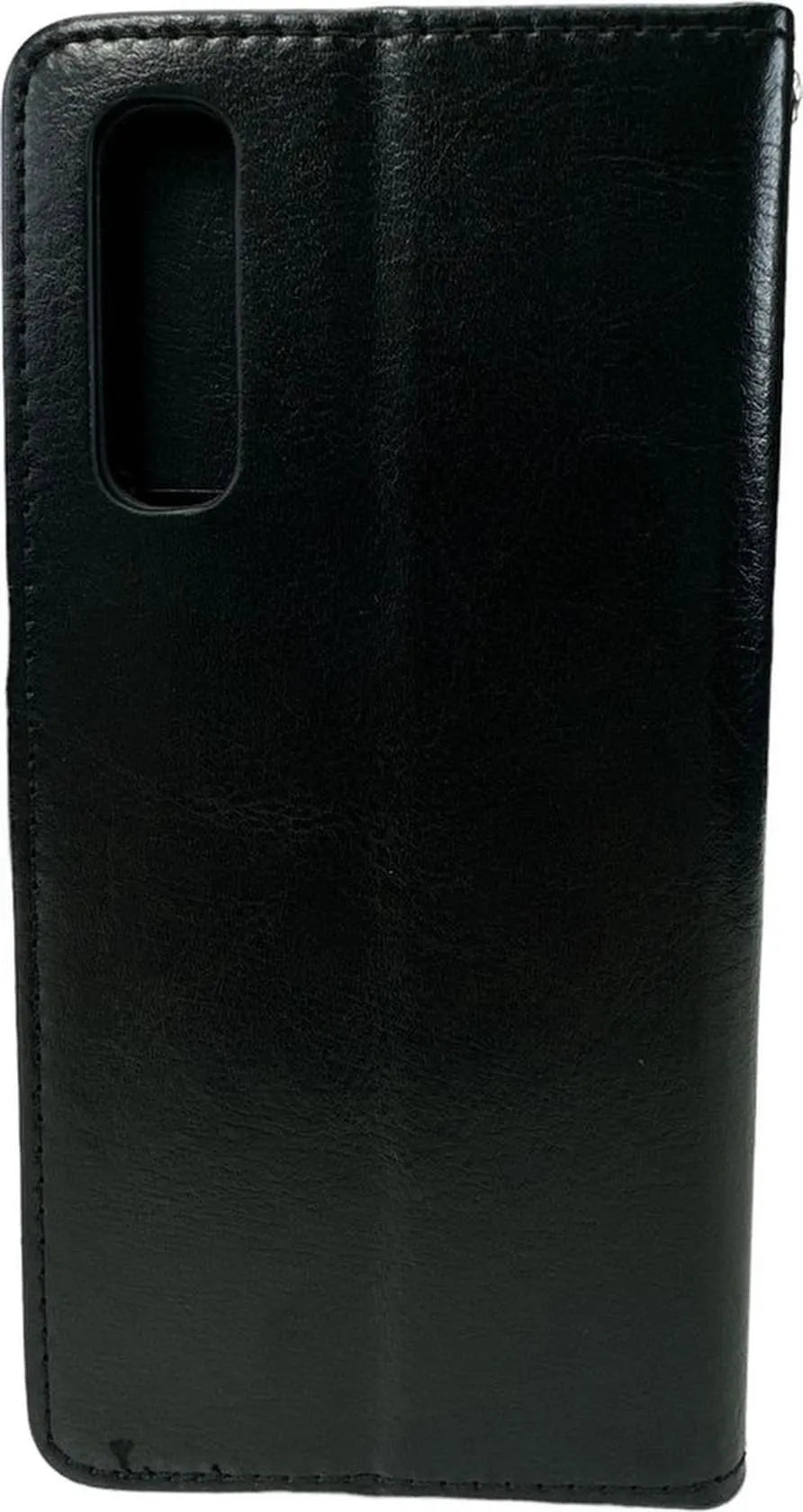 Oppo Reno 3 Pro Hoesjes – Portemonnee Book Case – Pasjeshouder – Magneetsluiting – Zwart-Ilumina Benelux