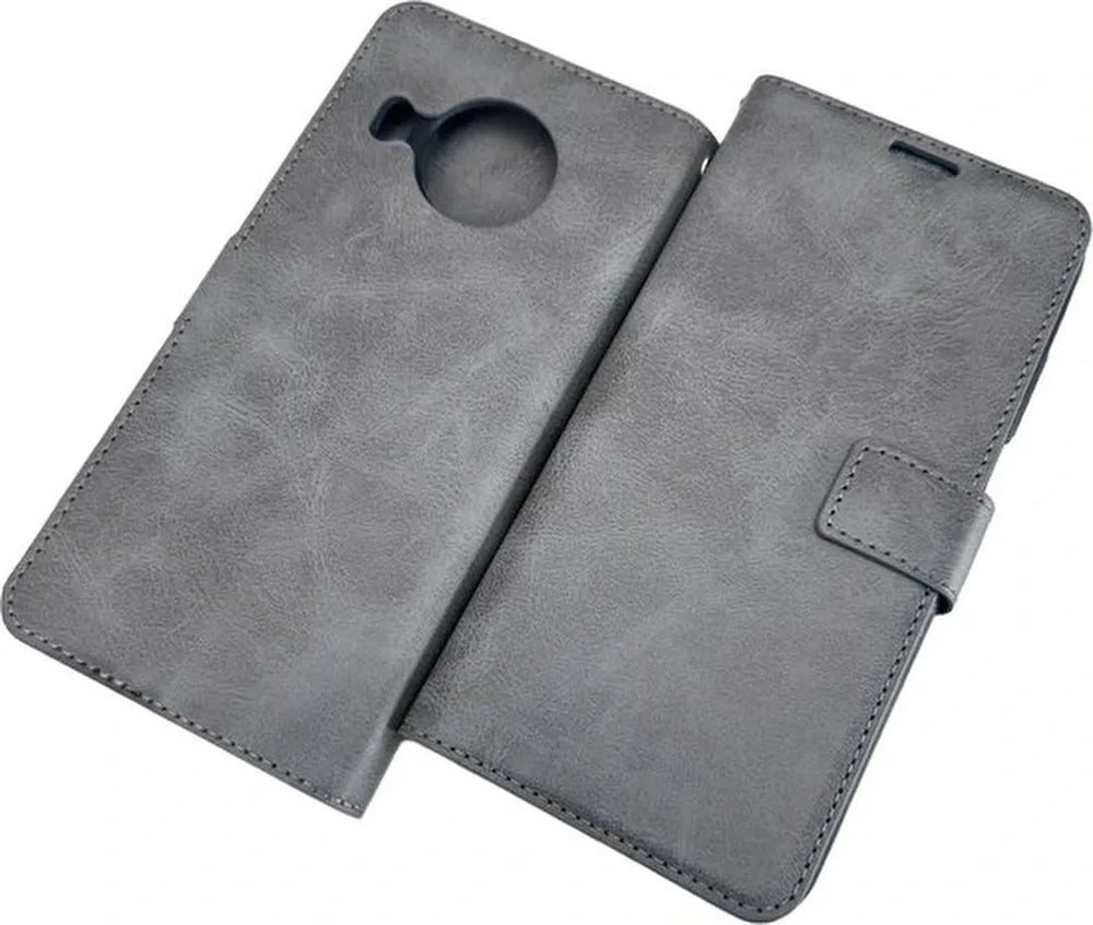 Nokia X10/X20 Hoesjes – Portemonnee Book Case – Pasjeshouder – Magneetsluiting – Grijs-Ilumina Benelux