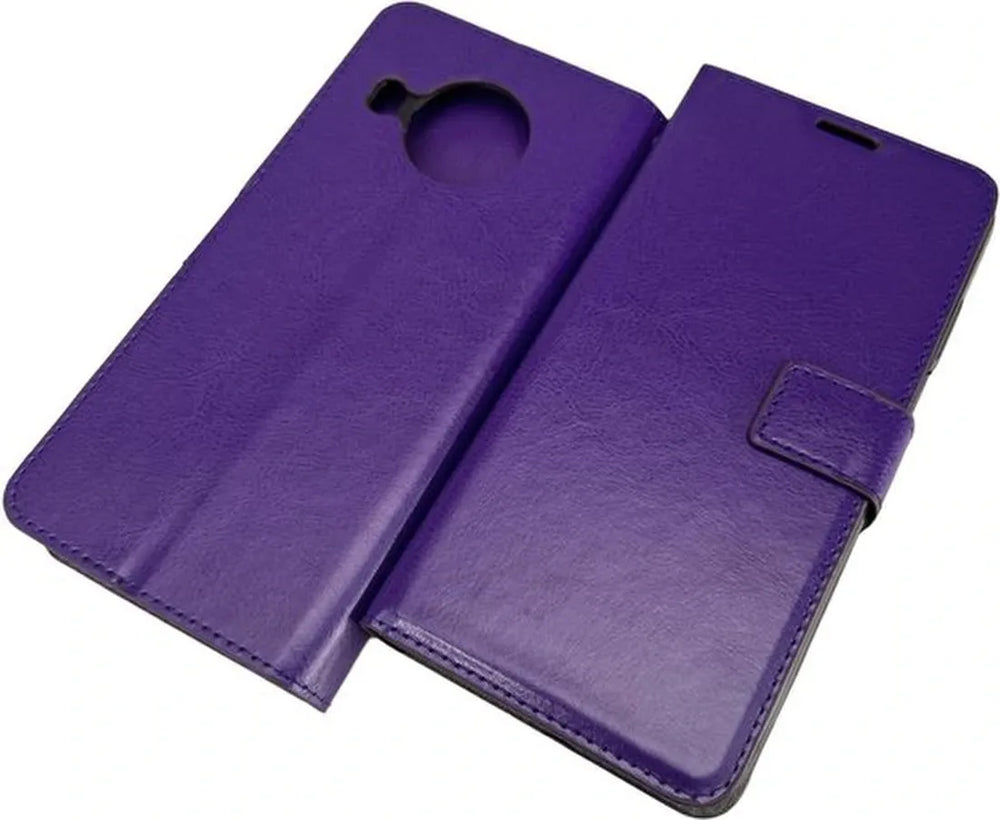 Nokia X10 / X20 Hoesjes – Portemonnee Book Case – Pasjeshouder – Magneetsluiting – Paars-Ilumina Benelux