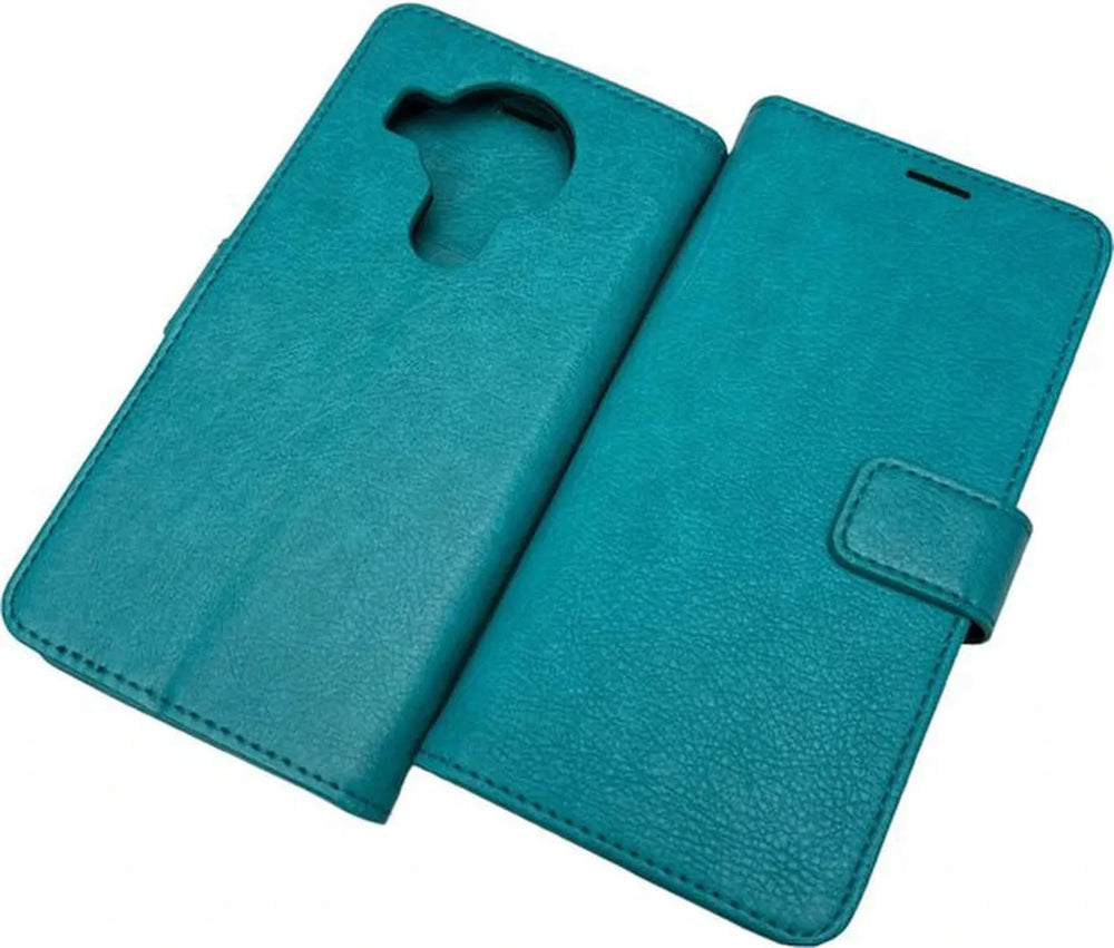 Nokia 3.4 Hoesjes – Portemonnee Book Case – Pasjeshouder – Magneetsluiting – Mint-Ilumina Benelux