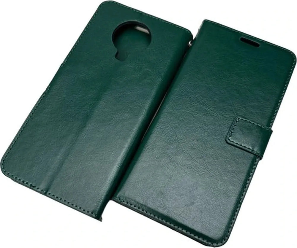 Nokia G10/G20 Hoesjes – Portemonnee Book Case – Pasjeshouder – Magneetsluiting – Groen-Ilumina Benelux