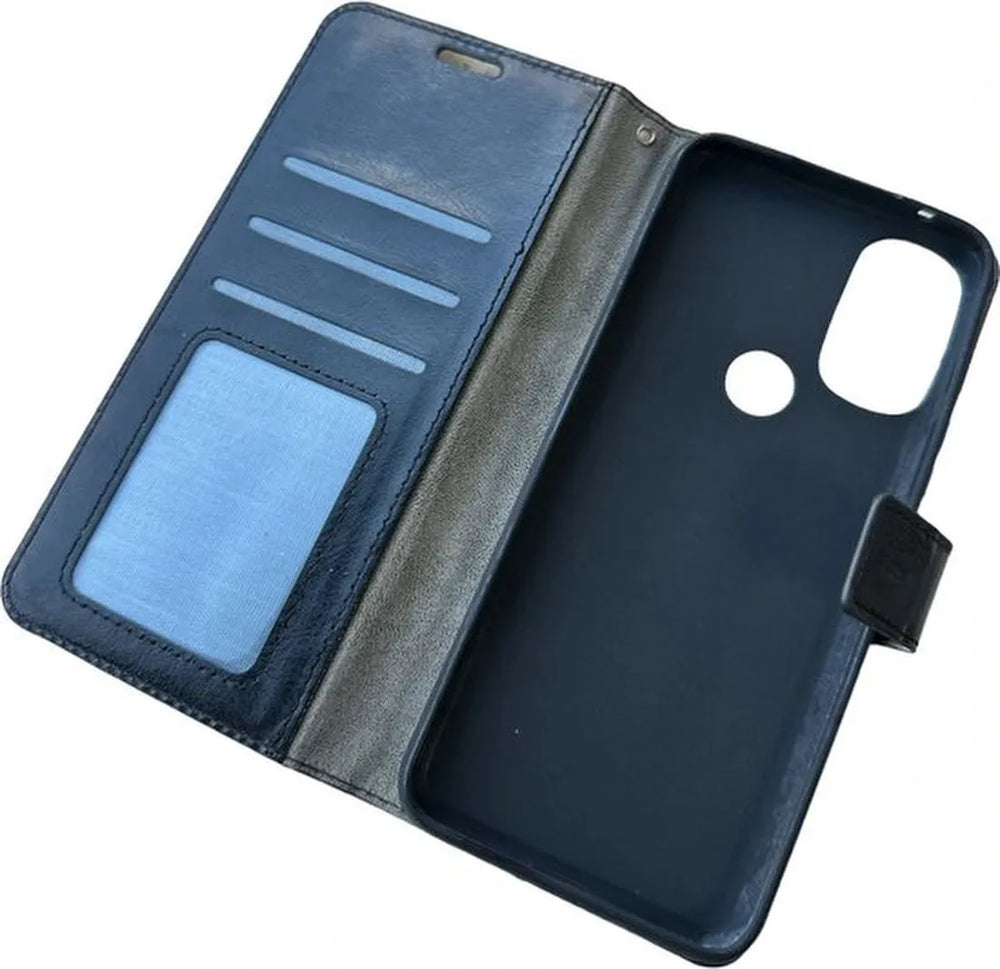 Nokia G21 Plus Hoesjes – Portemonnee Book Case – Pasjeshouder – Magneetsluiting – Zwart-Ilumina Benelux