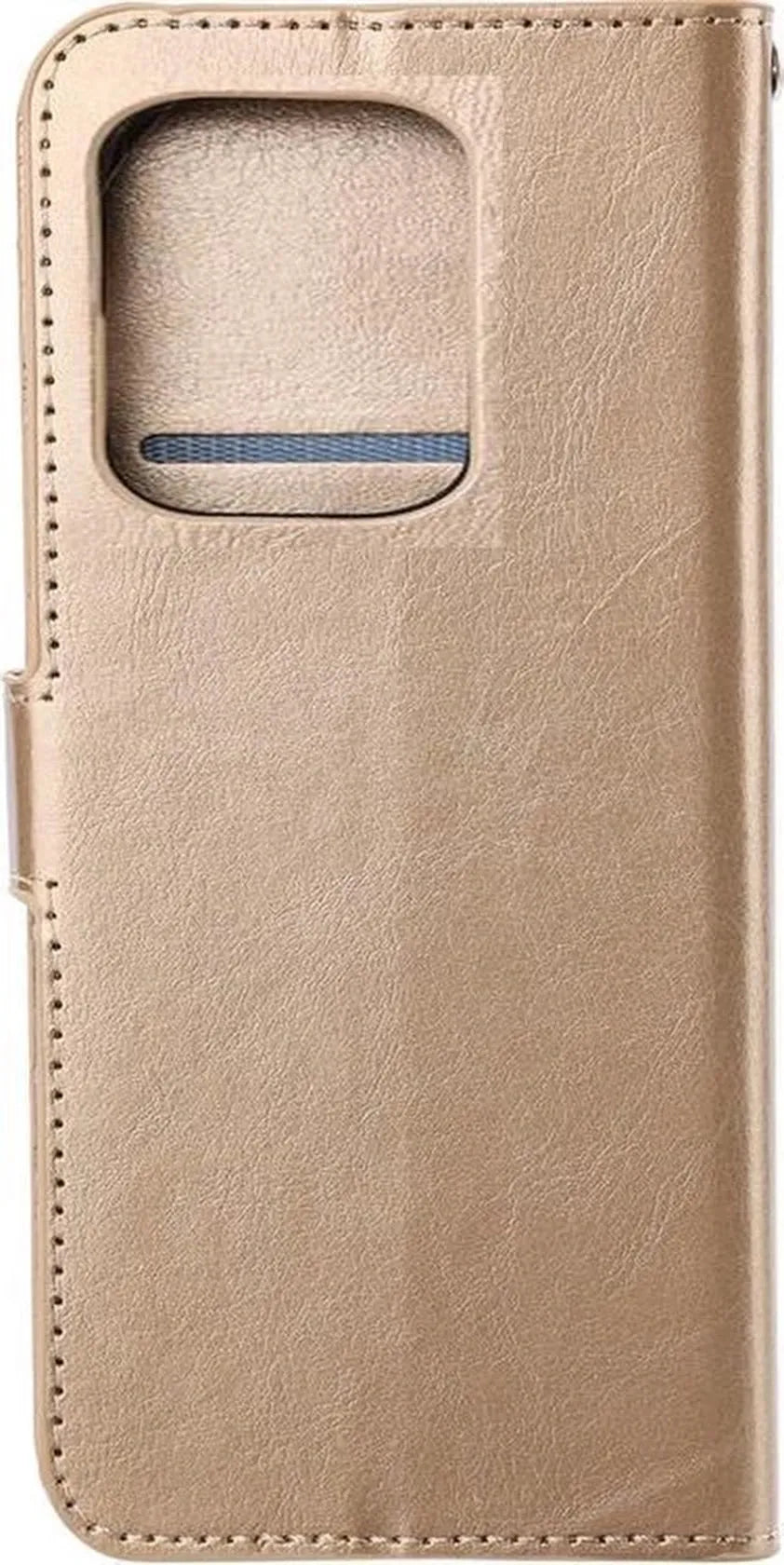 Xiaomi 13 Pro Hoesjes – Portemonnee Book Case – Pasjeshouder – Magneetsluiting – Goud-Ilumina Benelux