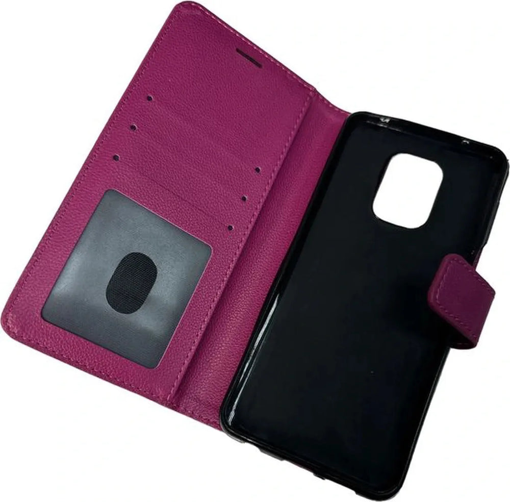 Xiaomi Redmi Note 10 Lite Hoesjes – Portemonnee Book Case – Pasjeshouder – Magneetsluiting – Roze-Ilumina Benelux