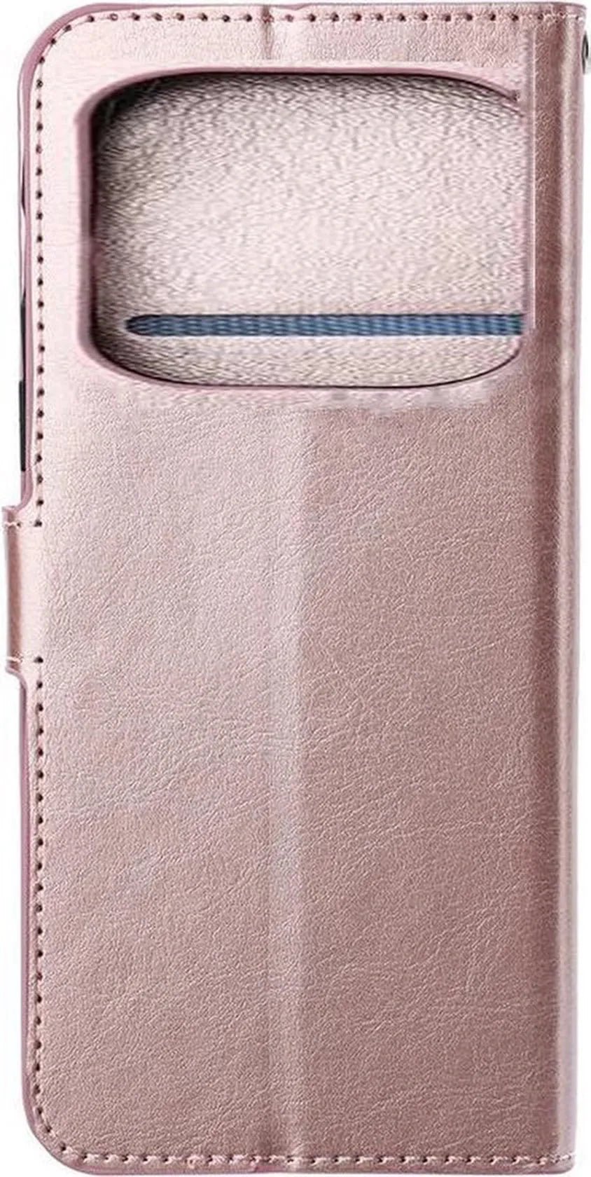 Xiaomi Poco X4 Pro Hoesjes – Portemonnee Book Case – Pasjeshouder – Magneetsluiting – Roségoud-Ilumina Benelux