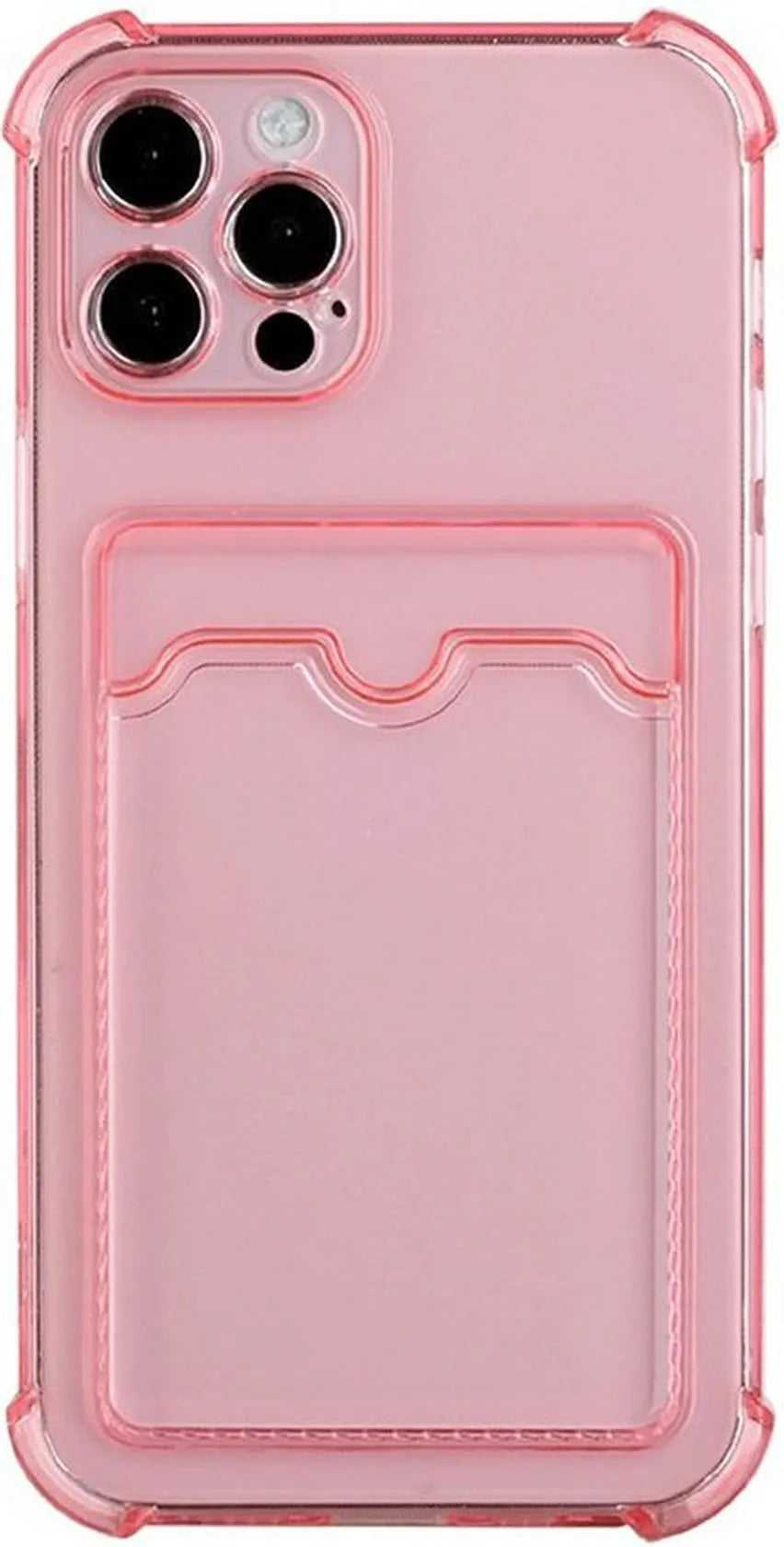 iPhone 11 Pro Hoesjes – TPU Backcover – Schokbestendig – Pasjeshouder – Roze-Ilumina Benelux