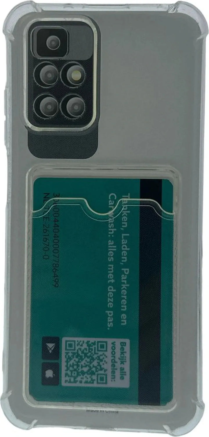 Xiaomi 12/12X Hoesjes – TPU Backcover – Schokbestendig – Pasjeshouder – Transparant-Ilumina Benelux