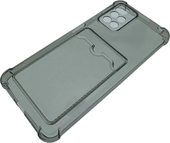 Xiaomi 12 Lite Hoesjes – TPU Backcover – Schokbestendig – Pasjeshouder – Grijs-Ilumina Benelux