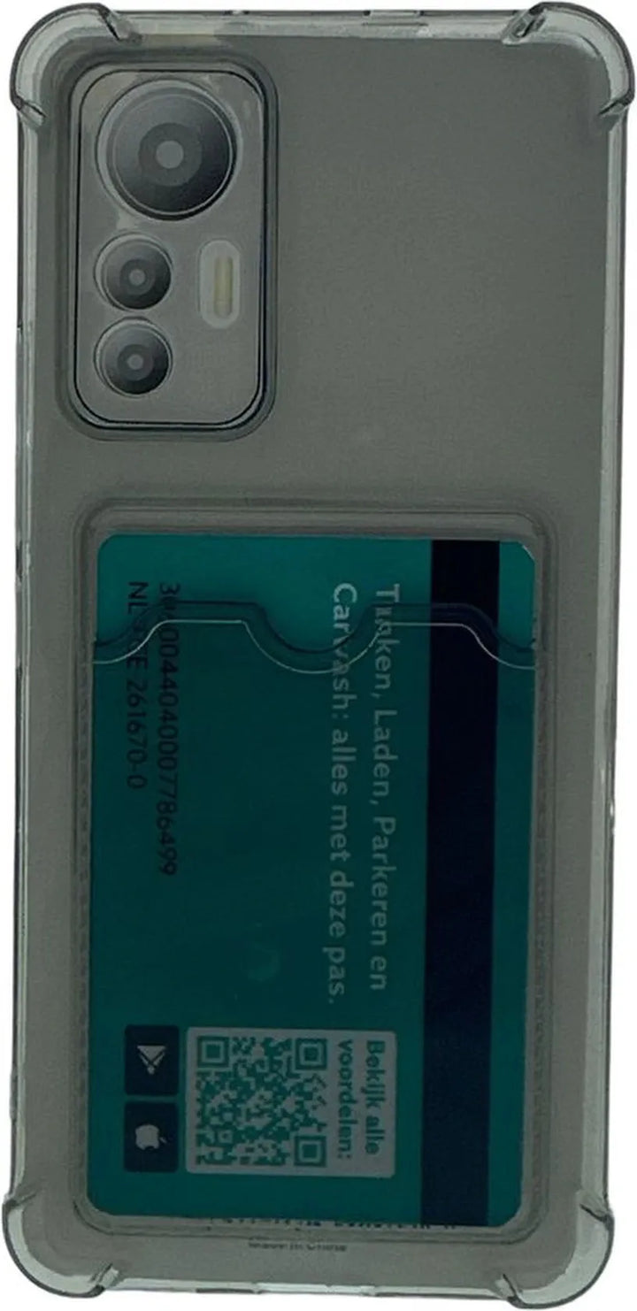 Xiaomi Redmi 10 2022 Hoesjes – TPU Backcover – Schokbestendig – Pasjeshouder – Grijs-Ilumina Benelux