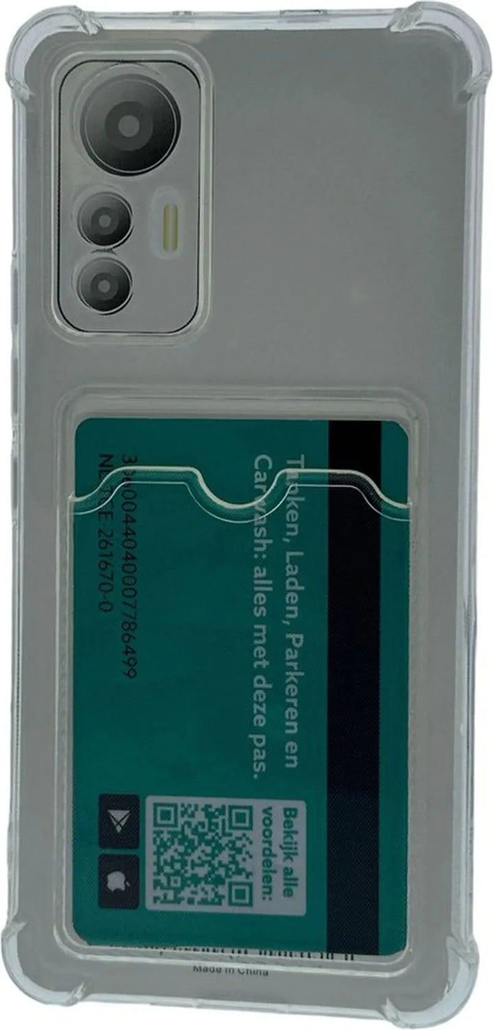Xiaomi Redmi 10 2022 Hoesjes – TPU Backcover – Schokbestendig – Pasjeshouder – Transparant-Ilumina Benelux