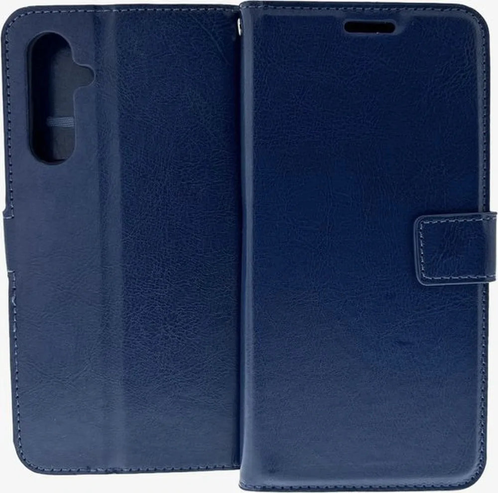OnePlus Nord CE Hoesjes – Portemonnee Book Case – Pasjeshouder – Magneetsluiting – Blauw-Ilumina Benelux