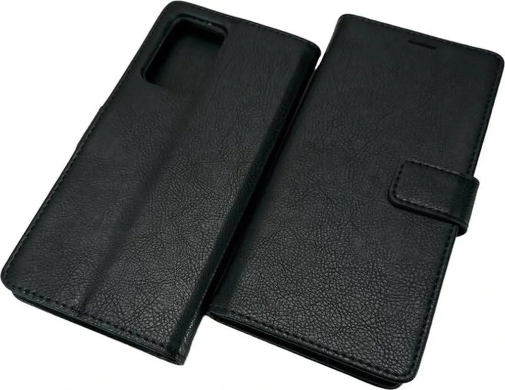OnePlus Nord CE 2 Hoesjes – Portemonnee Book Case – Pasjeshouder – Magneetsluiting – Zwart-Ilumina Benelux