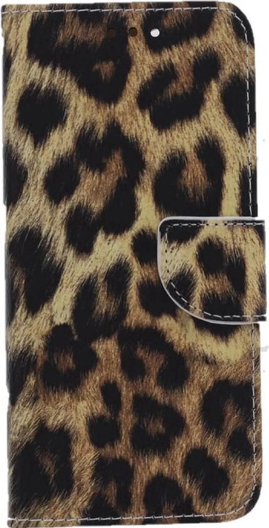 iPhone 11 Pro Max Hoesjes – Portemonnee Book Case – Pasjeshouder – Magneetsluiting – Luipaard Print-Ilumina Benelux