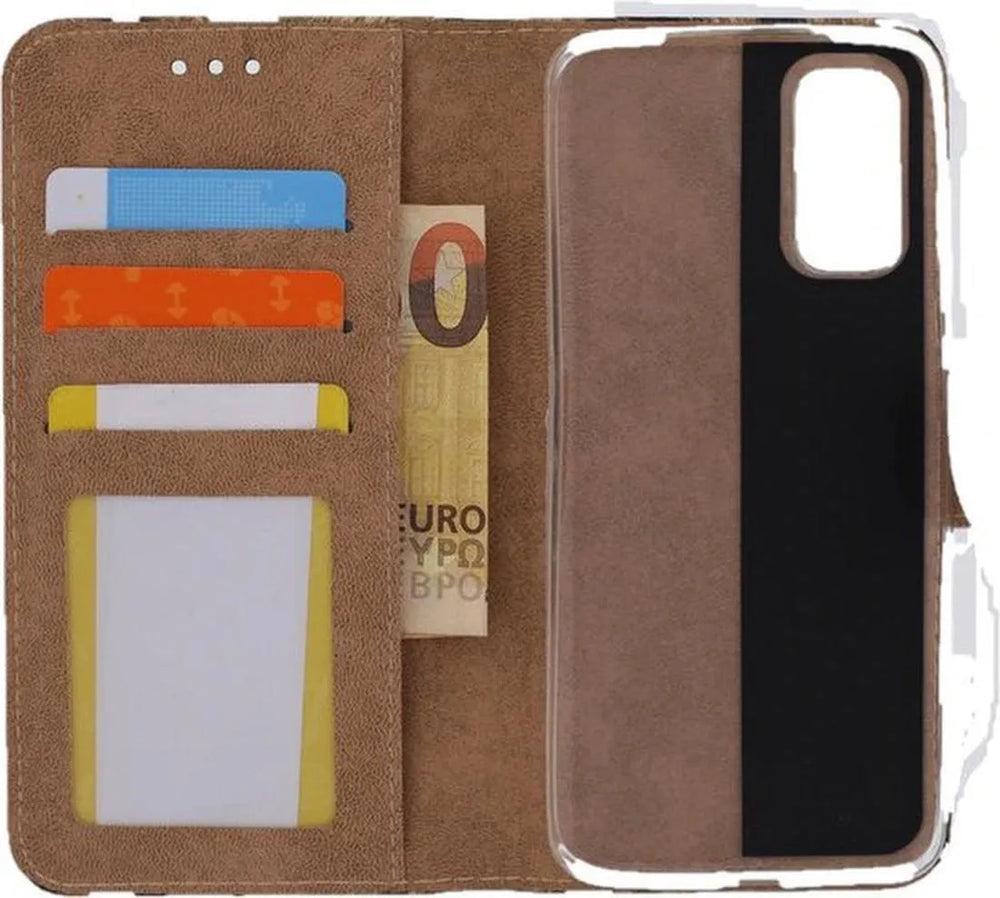 Xiaomi Redmi 10 2022 Hoesjes – Portemonnee Book Case – Pasjeshouder – Magneetsluiting – Luipaard Print-Ilumina Benelux