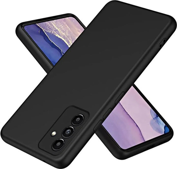 Samsung Galaxy A13 4G Hoesjes – Liquid Siliconen Backcover – Soft Touch – Flexibel – Zwart-Ilumina Benelux