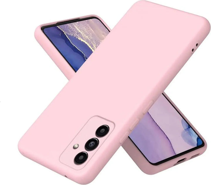 Samsung Galaxy A13 4G Hoesjes – Liquid Siliconen Backcover – Soft Touch – Flexibel – Lichtroze-Ilumina Benelux