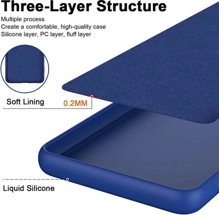 Samsung Galaxy A13 4G Hoesjes – Liquid Siliconen Backcover – Soft Touch – Flexibel – Lichtroze-Ilumina Benelux