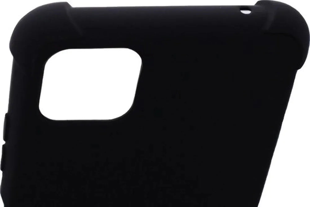 Samsung Galaxy A22 5G Hoesjes – Siliconen Backcover – Flexibel – Schokbestendig – Zwart-Ilumina Benelux