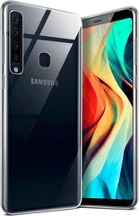 Flexibele achterkant Silicone hoesje Transparant Geschikt voor: Samsung Galaxy A9 2018