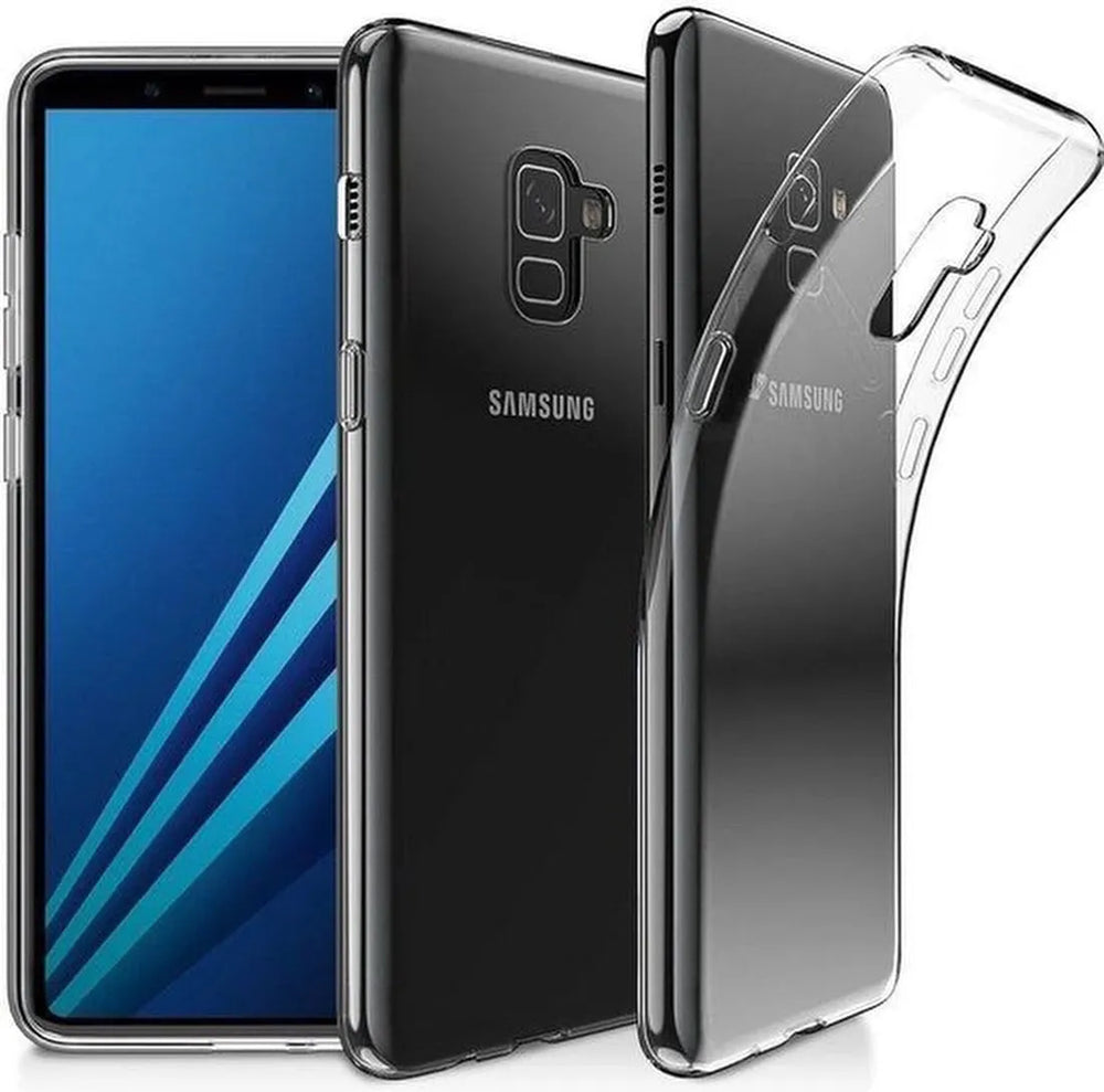 Samsung Galaxy A8 2018 Hoesjes – Siliconen Backcover – Flexibel – Transparant-Ilumina Benelux
