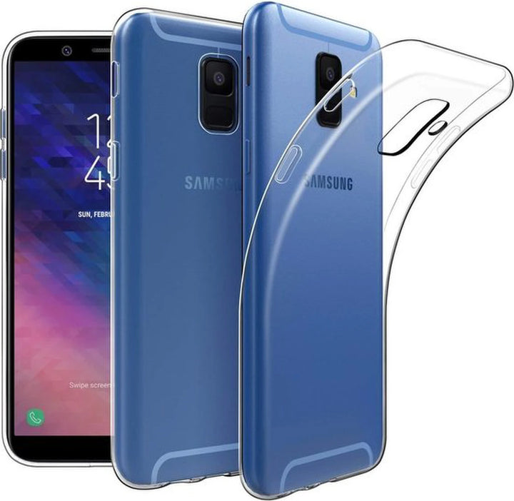 Samsung Galaxy A6 Plus 2018 Hoesjes – Flexibele Siliconen Backcover – Transparant – Schokbestendig – Soft TPU-Ilumina Benelux