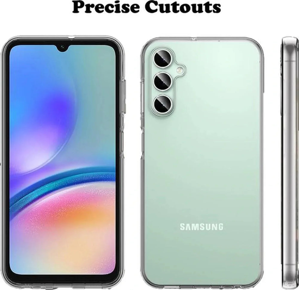 Samsung Galaxy A05s Hoesjes – Transparante Siliconen Backcover – Flexibel – Anti Kras-Ilumina Benelux
