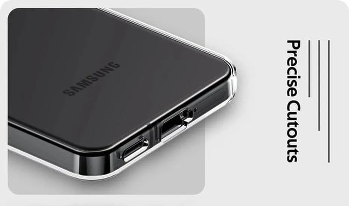 Samsung Galaxy S24 Hoesjes – Transparante Siliconen Backcover – Flexibel – Schokbestendig-Ilumina Benelux