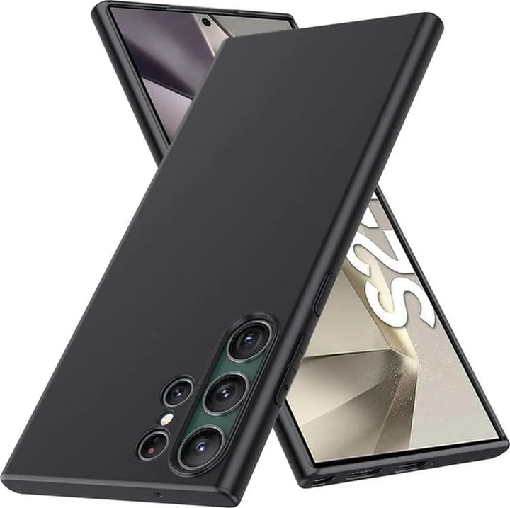 Samsung Galaxy S24 Ultra Hoesjes – Siliconen Backcover – Flexibel – Schokbestendig – Zwart-Ilumina Benelux