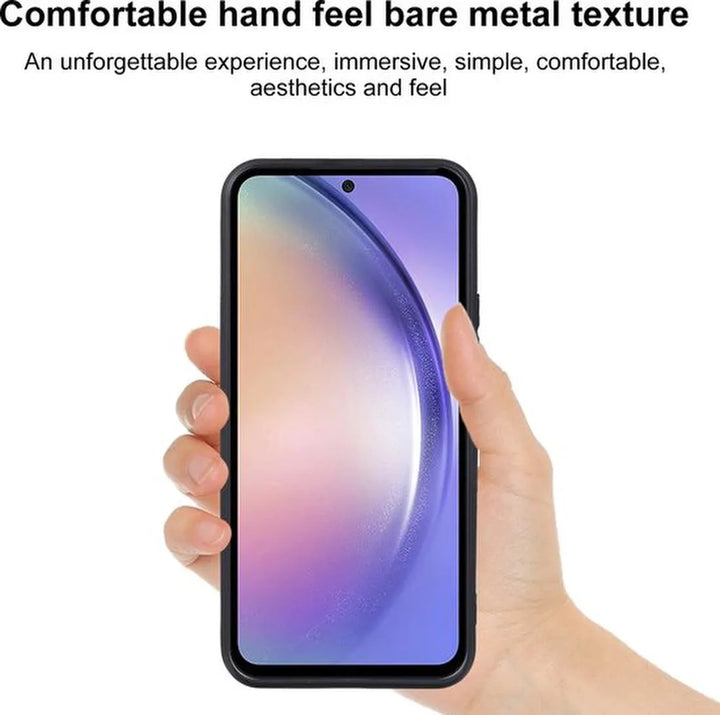 Samsung Galaxy A55 Hoesjes – Siliconen Backcover + 2-Pack Screenprotector – Gehard Glas – Anti-kras – Zwart-Ilumina Benelux
