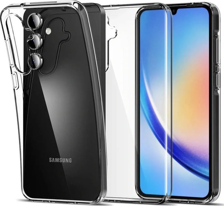 Samsung Galaxy A35 Hoesjes – Transparante Siliconen Backcover – Flexibel – Schokabsorberend-Ilumina Benelux