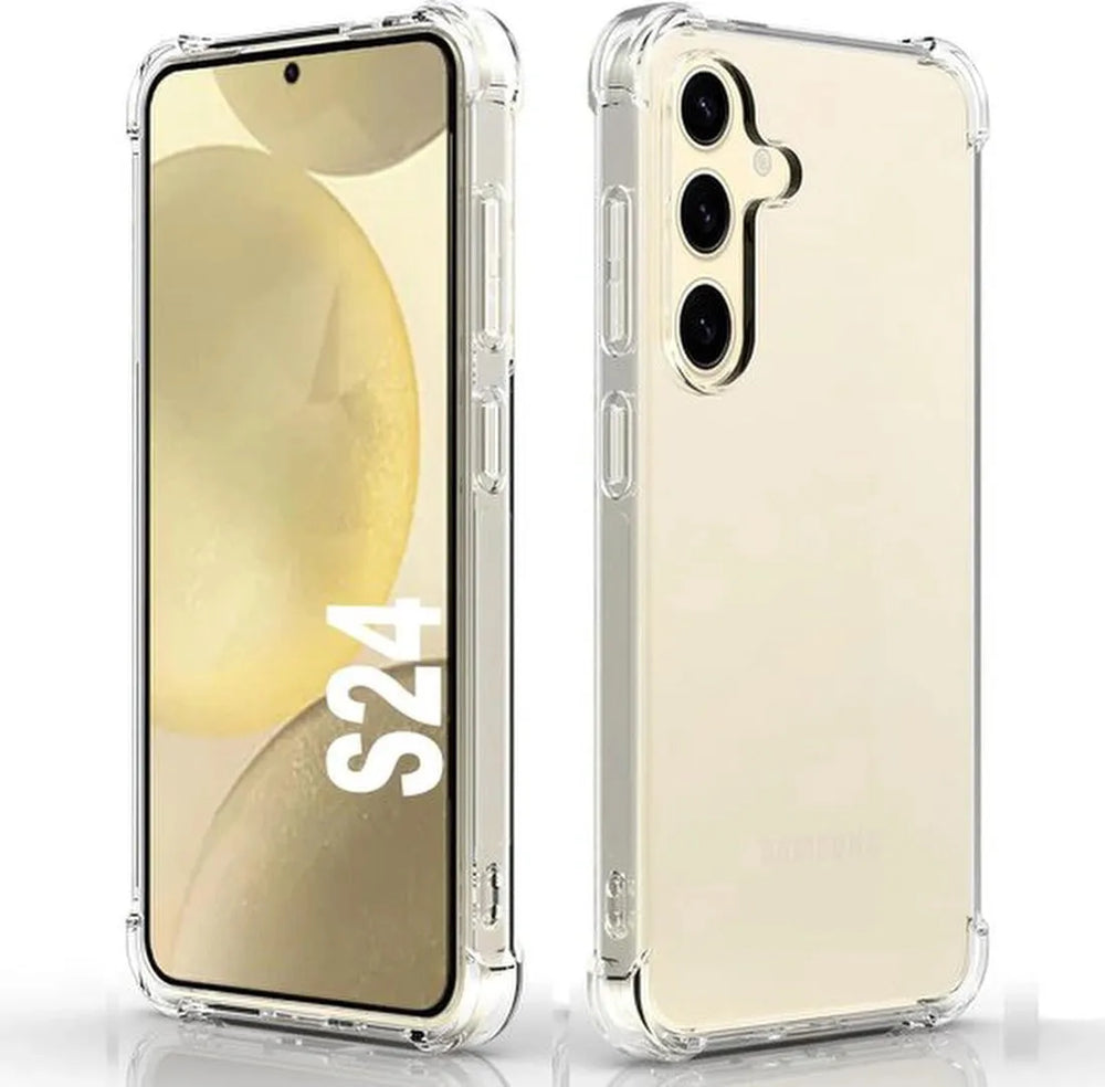 Samsung Galaxy S24 Hoesjes – Siliconen Backcover – Schokbestendig – Flexibel – Transparant-Ilumina Benelux