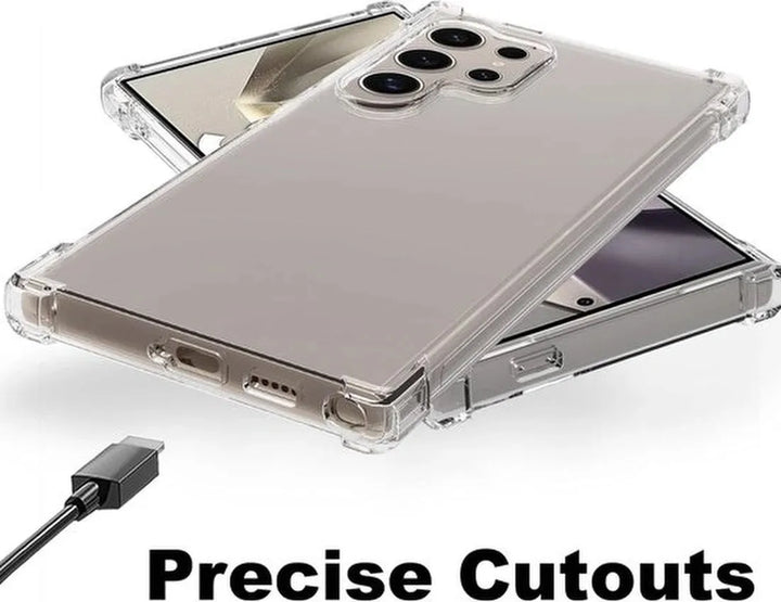 Samsung Galaxy S24 Ultra Hoesjes – Siliconen Backcover – Schokbestendig – Flexibel – Transparant-Ilumina Benelux