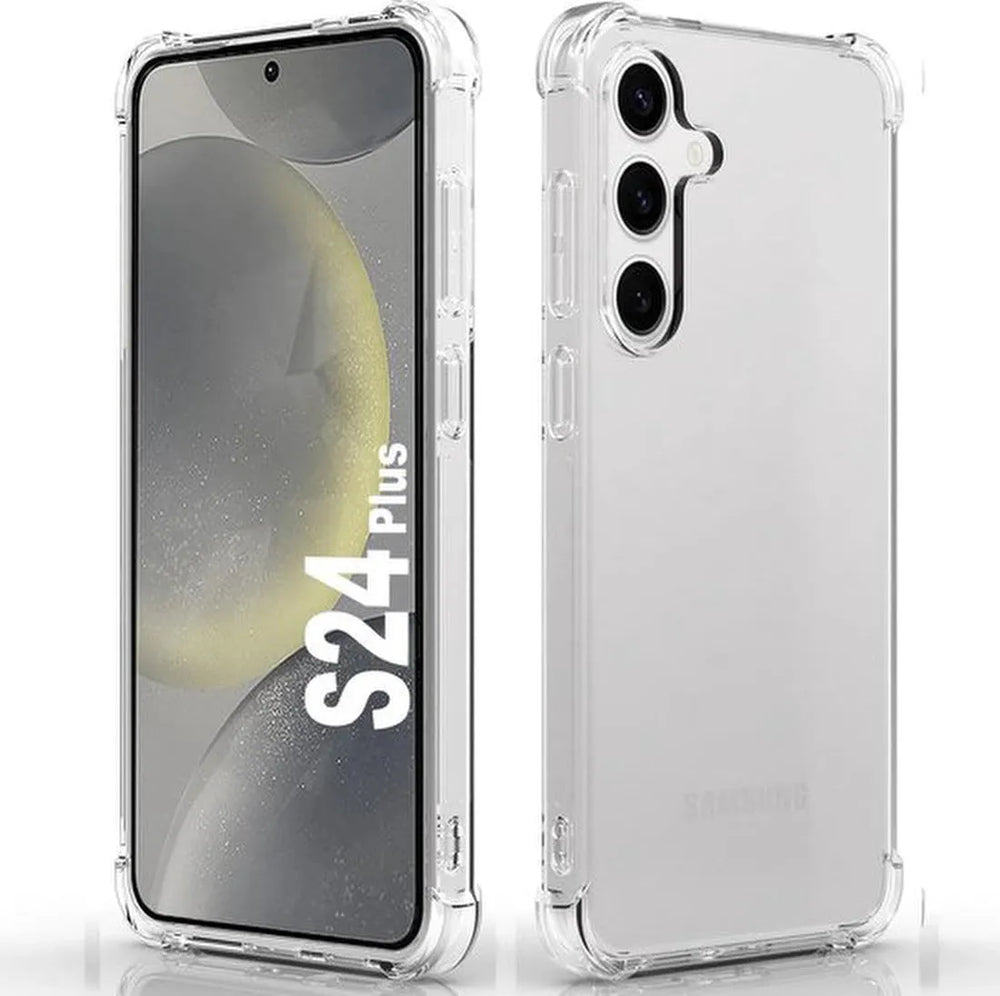 Samsung Galaxy S24 Plus Hoesjes – Siliconen Backcover – Schokbestendig – Flexibel – Transparant-Ilumina Benelux