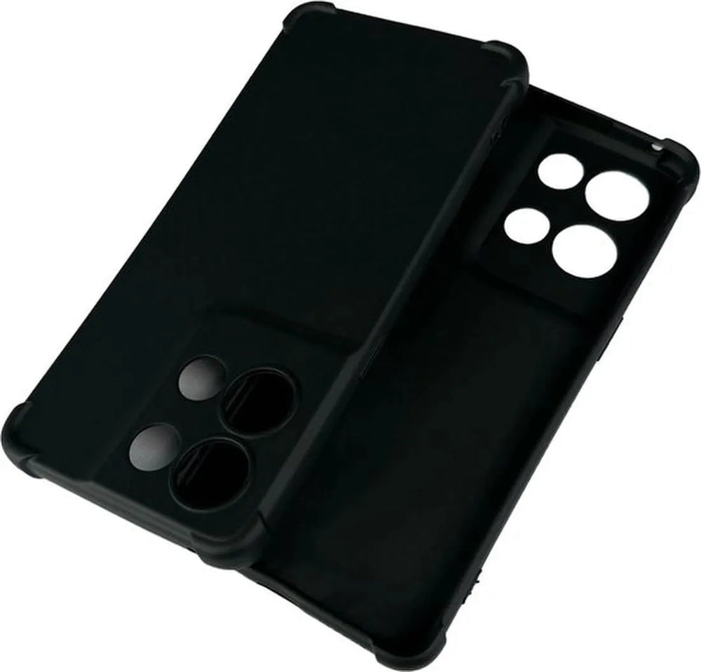 Oppo Reno 8 Pro Hoesjes – Soft TPU Siliconen Backcover – Schokbestendig – Zwart-Ilumina Benelux