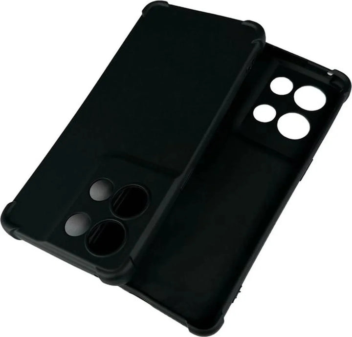 Oppo Reno 8 Pro Hoesjes – Soft TPU Siliconen Backcover – Schokbestendig – Zwart-Ilumina Benelux