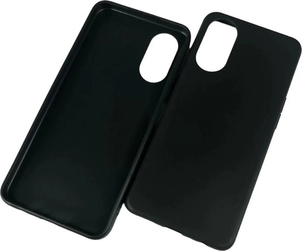 Oppo Reno 8T 4G Hoesjes – Siliconen Backcover – Flexibel – Schokbestendig – Zwart-Ilumina Benelux