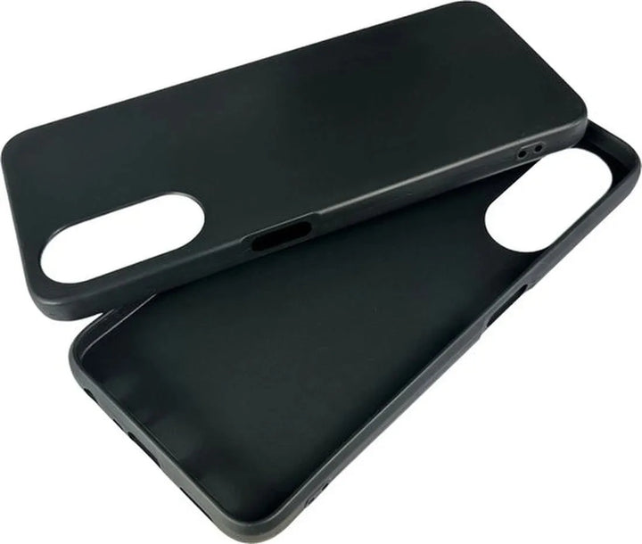 Oppo A78 5G Hoesjes – Siliconen Backcover – Flexibel – Schokbestendig – Zwart-Ilumina Benelux