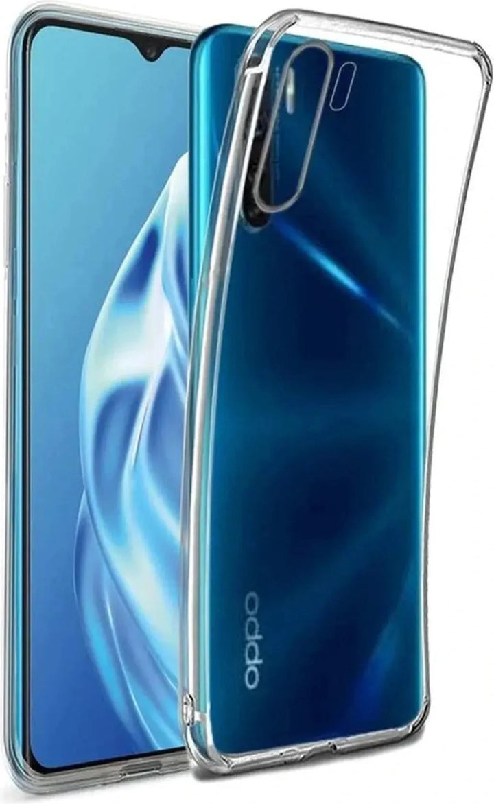 Oppo A91 Hoesjes – Siliconen Backcover – Flexibel – Schokbestendig – Transparant-Ilumina Benelux