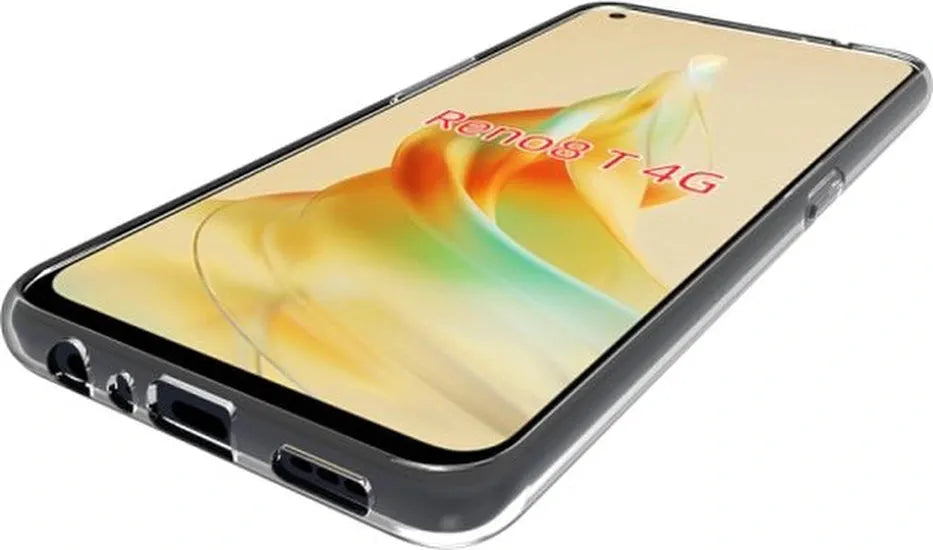 Oppo Reno 8T 4G Hoesjes – Siliconen Backcover – Flexibel – Transparant – Doorzichtig-Ilumina Benelux