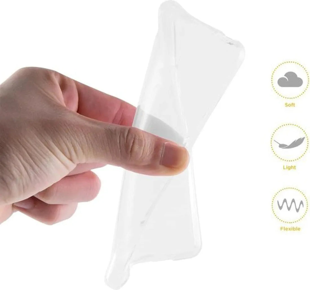 Oppo A94 5G Hoesjes – Siliconen Backcover – Flexibel – Schokbestendig – Zwart-Ilumina Benelux