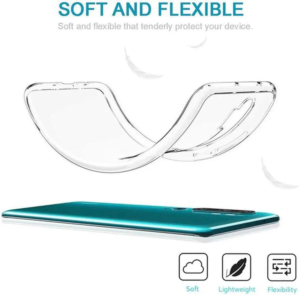 Xiaomi Mi Note 10 Lite Hoesjes – Siliconen Backcover – Flexibel – Transparant-Ilumina Benelux