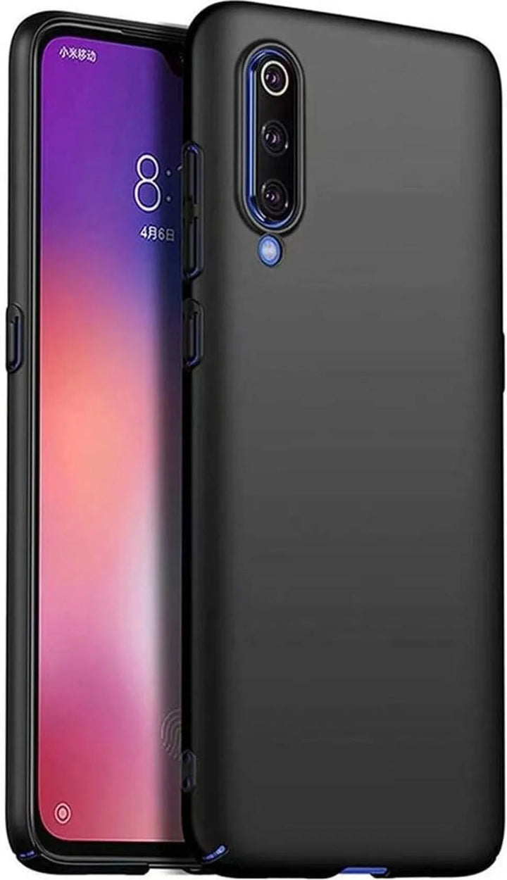 Xiaomi Mi 9 Lite Hoesjes – Siliconen Backcover – Soft Silicone – Schokbestendig – Zwart-Ilumina Benelux