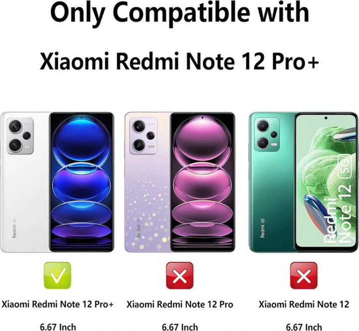 Xiaomi Redmi Note 12 Pro+ Hoesjes – Siliconen Backcover – Flexibel – Schokbestendig – Zwart-Ilumina Benelux
