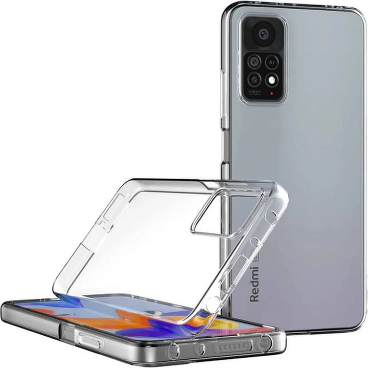 Xiaomi Redmi Note 11 Pro Hoesjes – Siliconen Backcover – Flexibel – Transparant-Ilumina Benelux