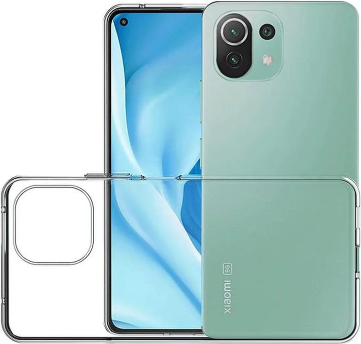 Xiaomi Mi 11 Lite Hoesjes – Transparante Siliconen Backcover – Flexibel – Schokbestendig-Ilumina Benelux
