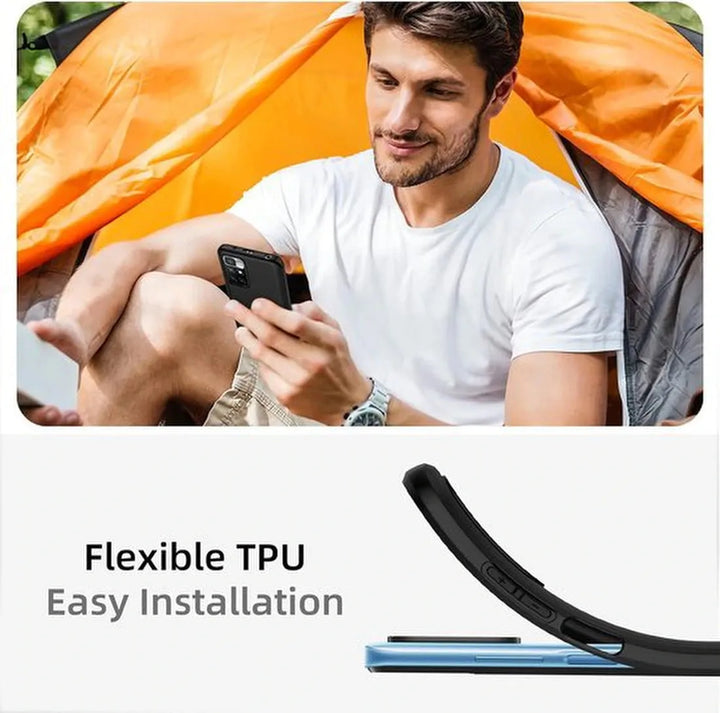 Xiaomi Redmi 10 / 10 2022 Hoesjes – Siliconen Backcover – Flexibel – Schokbestendig – Zwart-Ilumina Benelux