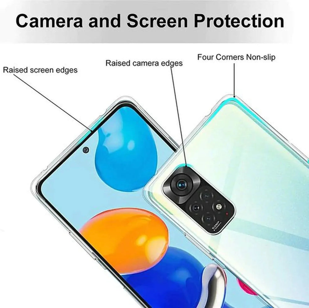 Xiaomi Redmi Note 11 Pro+ 5G Hoesjes – Siliconen Backcover – Flexibel – Transparant – Soft TPU-Ilumina Benelux